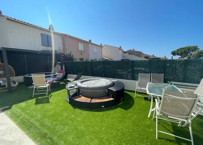 Studio 2 Personnes Jardin Terrasse Jacuzzi A 2Km Des Plages